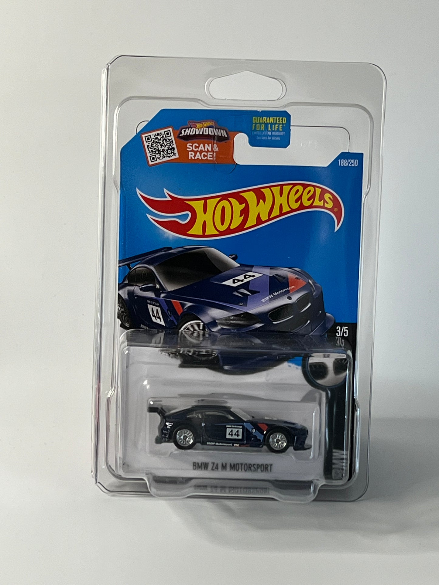 Hot Wheels 2016 Super Treasure Hunt BMW Z4 M Motorsport Blue STH