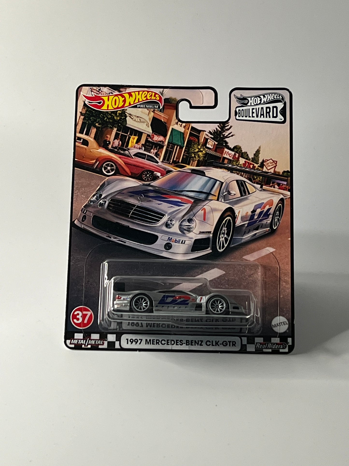 *DAMAGED* Hot Wheels Boulevard #37 1997 Mercedes-Benz CLK-GTR