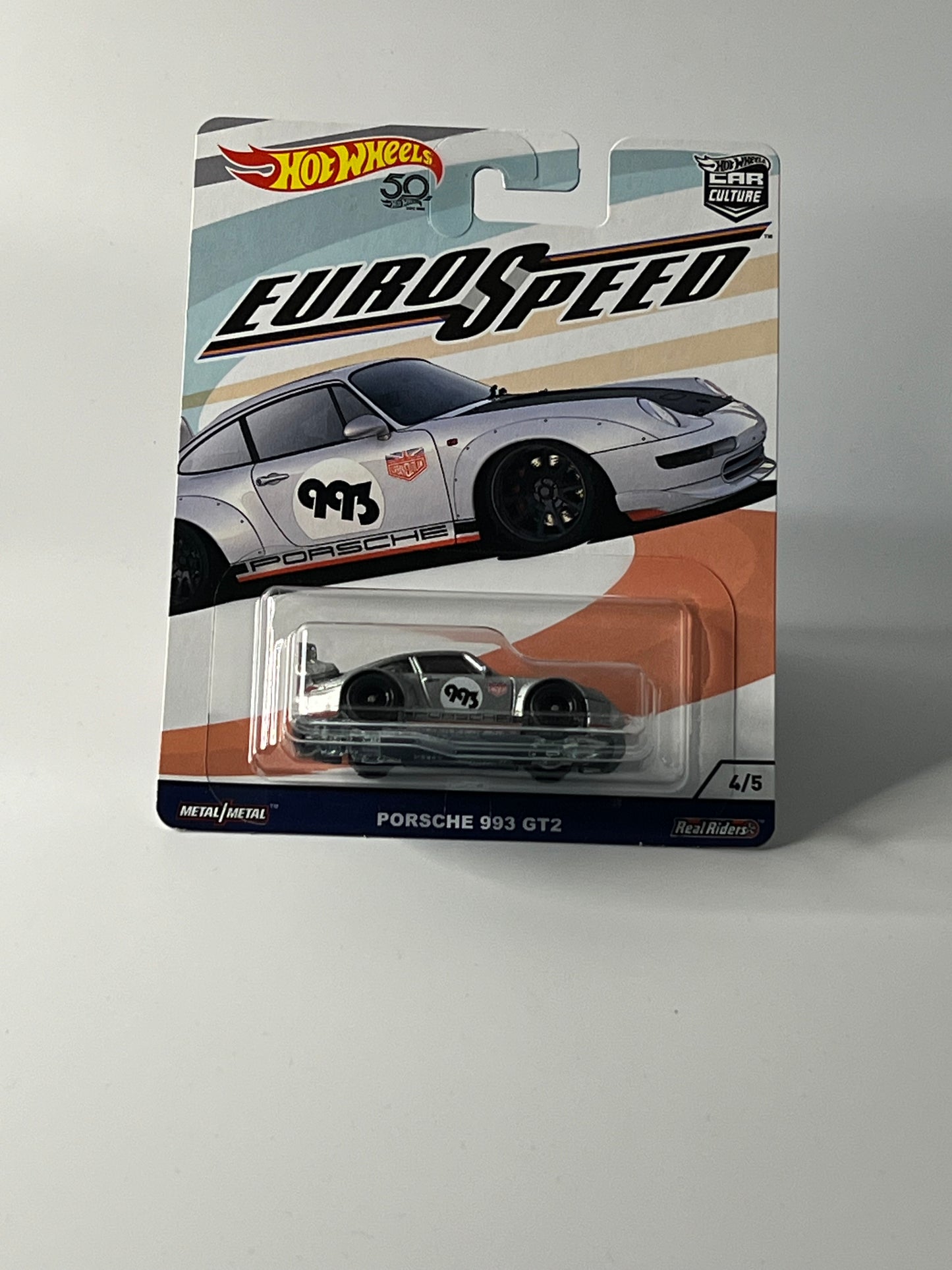 *DAMAGED*Hot Wheels 2018 Euro Speed Porsche 993 GT2