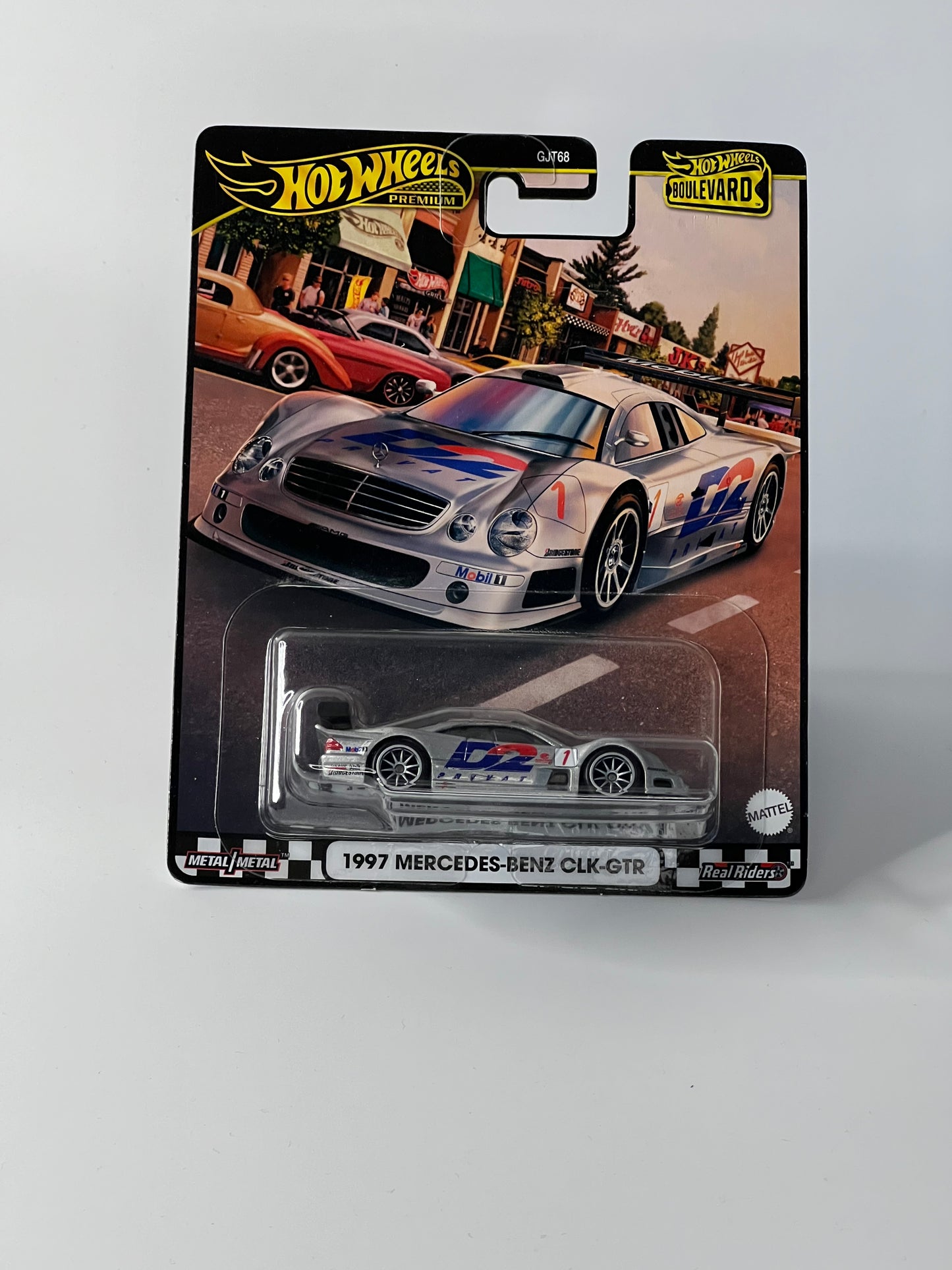 Hot Wheels Boulevard UNNUMBERED Series 1997 Mercedes-Benz CLK-GTR