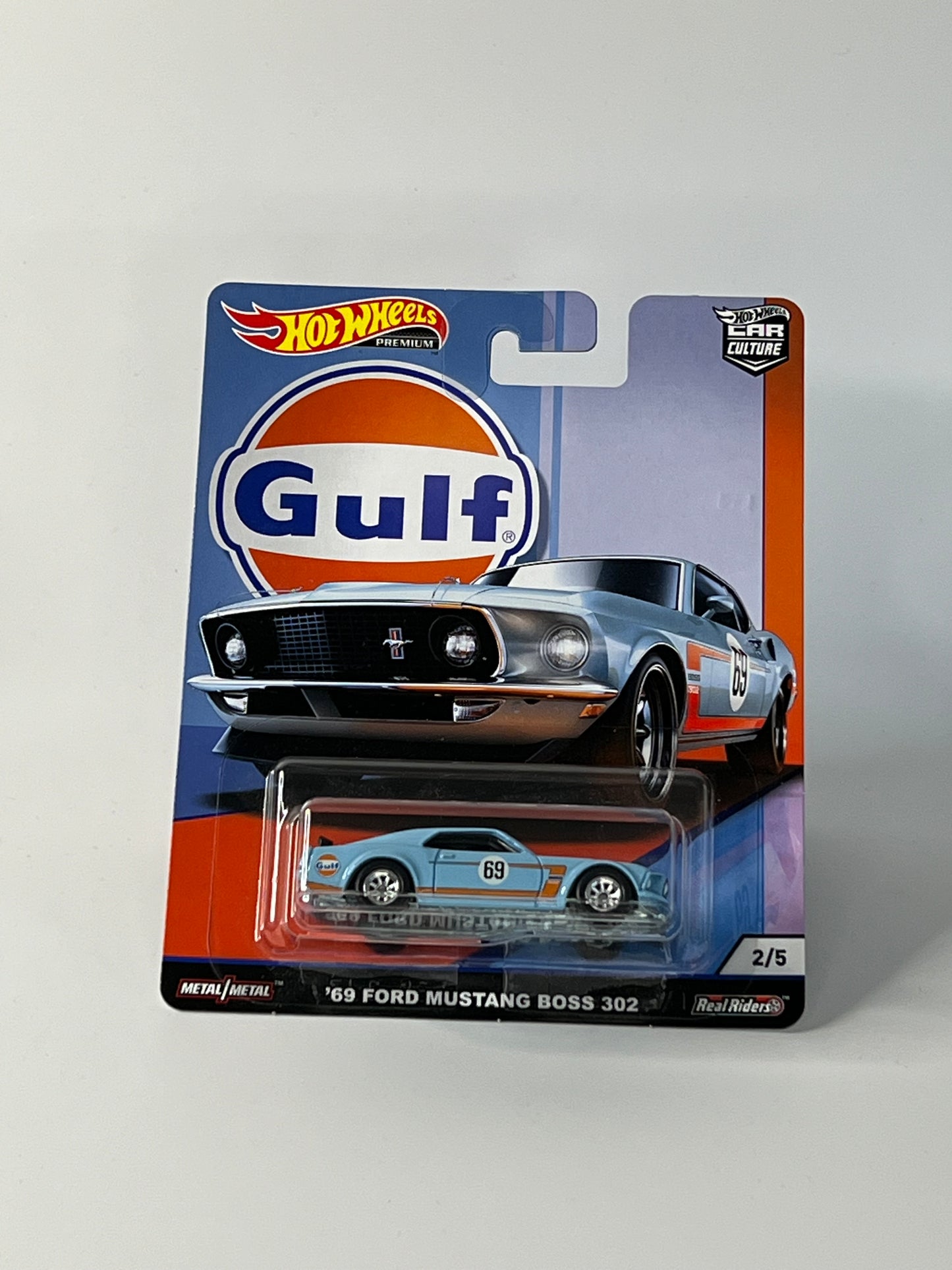 Hot Wheels 2019 Gulf '69 Ford Mustang Boss 302