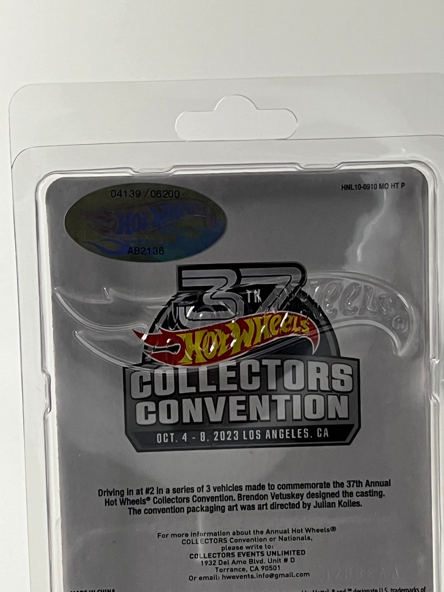 Hot Wheels 1993 Ford Mustang Cobra R 2/3 37th Collectors Convention