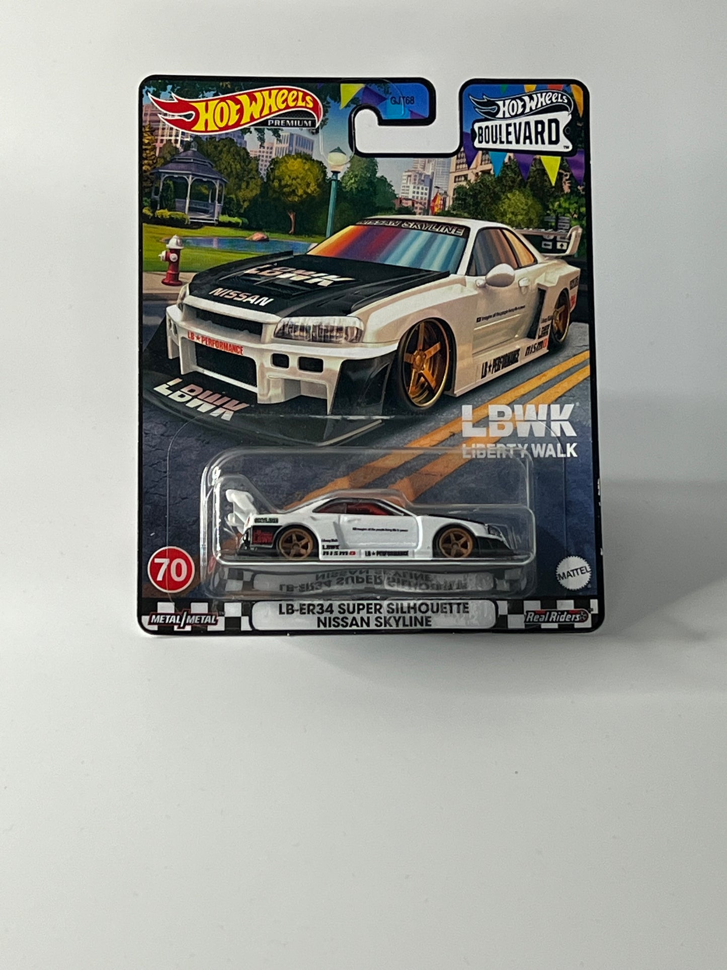 *DAMAGED* Hot Wheels Boulevard #70 LB-ER34 Super Silhouette Nissan Skyline