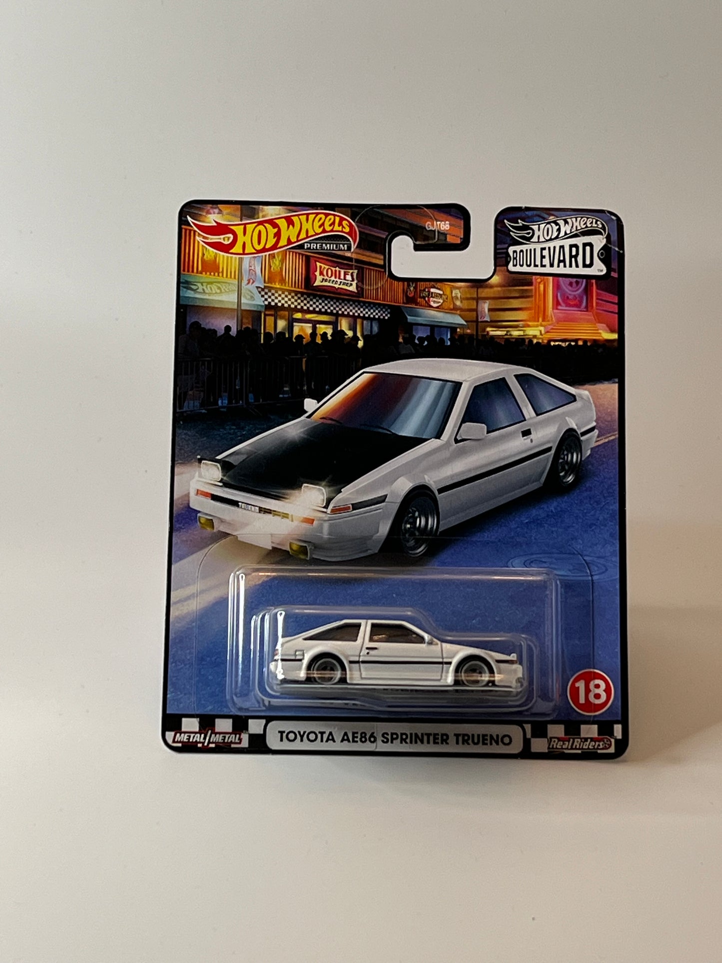 *DAMAGED* Hot Wheels Boulevard #18 Toyota AE86 Sprinter Trueno