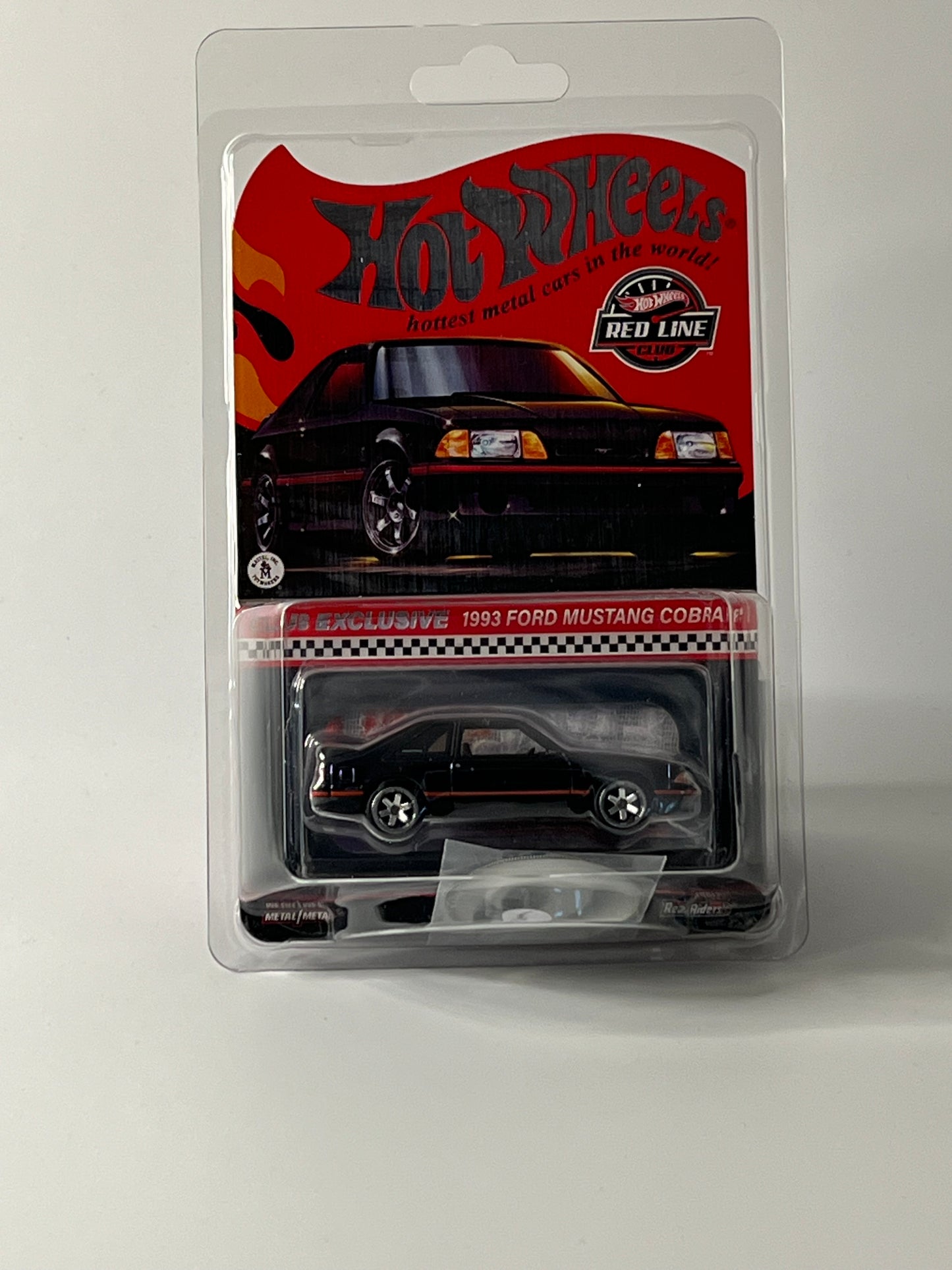 Hot Wheels 2023 Red Line Club RLC Reptile True Black 1993 Ford Mustang Cobra R