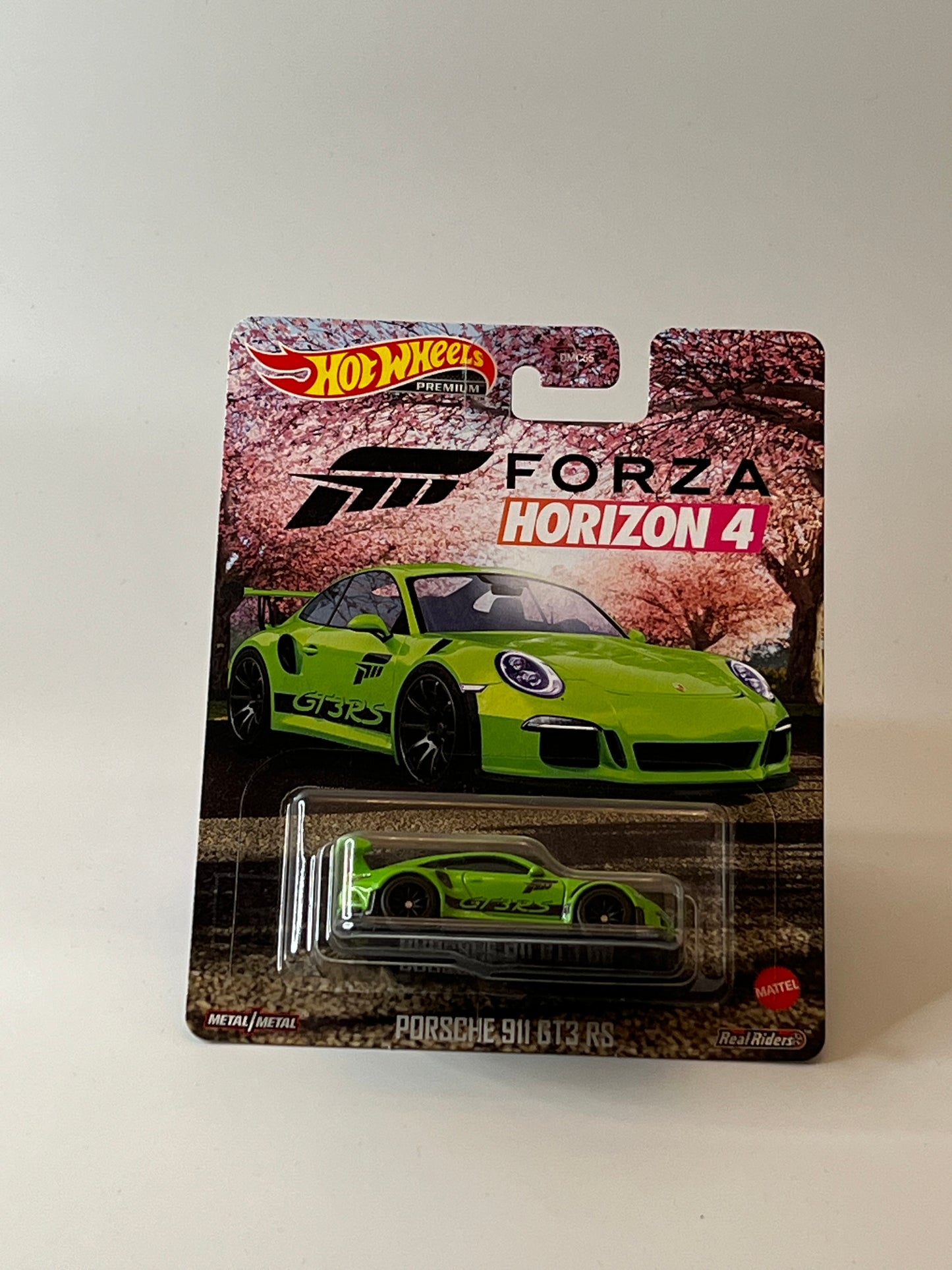 2020 Hot Wheels Premium PORSCHE 911 GT3 RS Forza Horizon 4 991 Real Riders