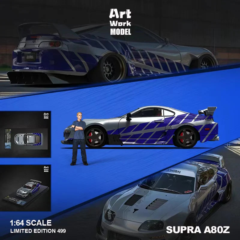 Artwork supra fast and furious edition with figure