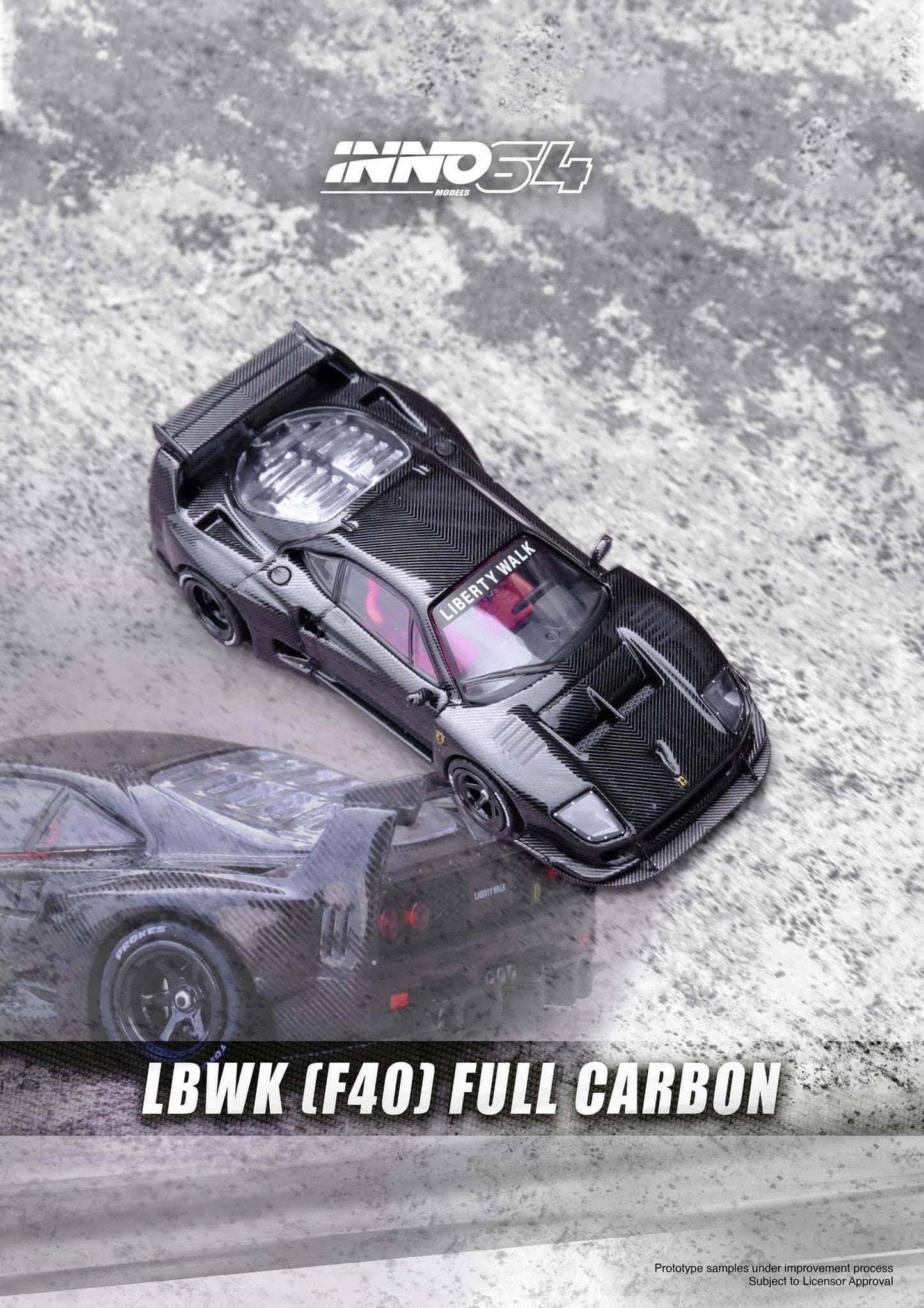 Inno 64 Ferrari LBWK (F40) FULL carbon edition 2024 release
