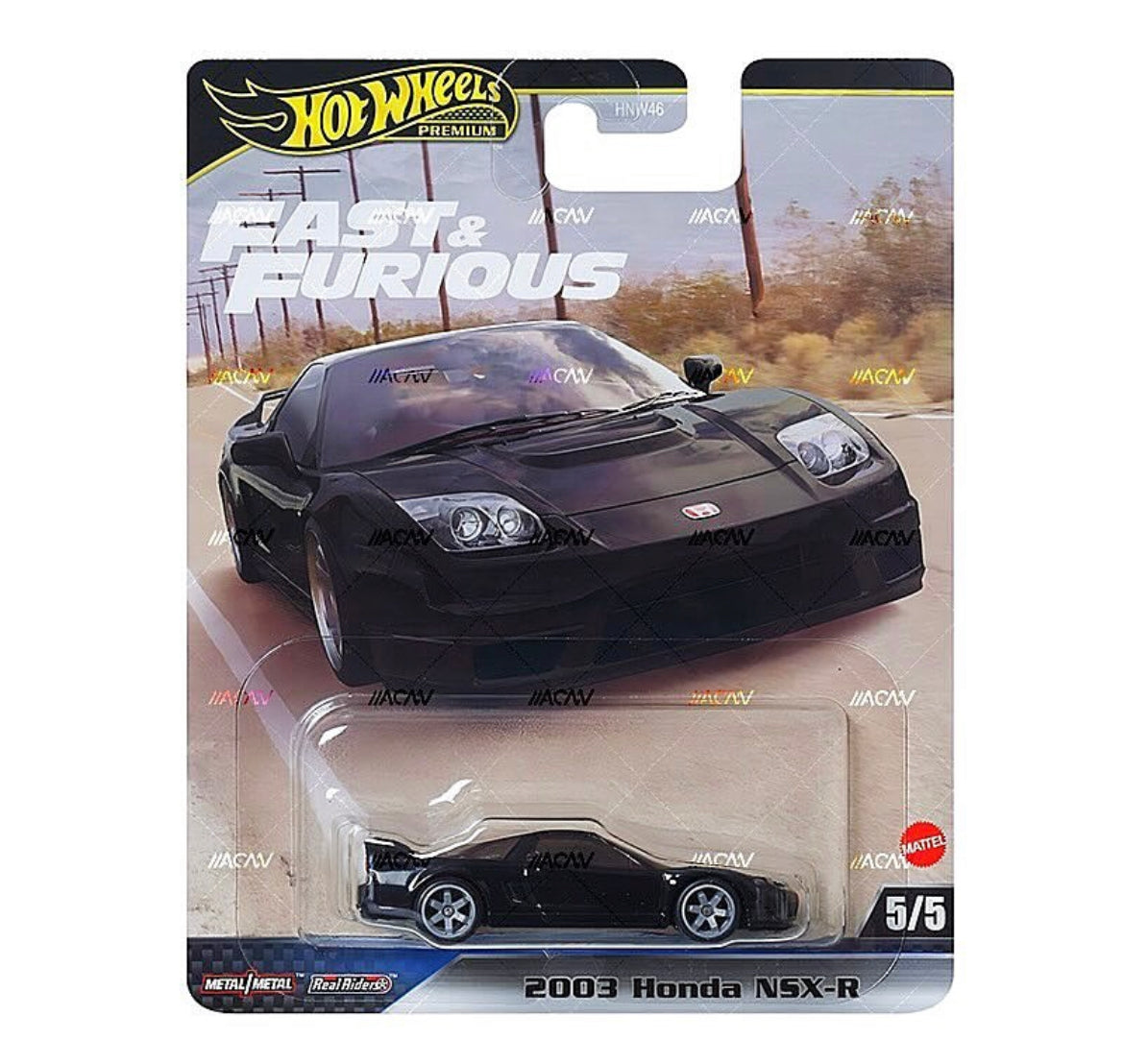 hotwheels fast and furious mix 2003 Honda Nsx