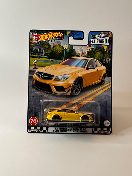 Hot Wheels Boulevard #76 '12 Mercedes-Benz C 63 AMG Coupe Black Series