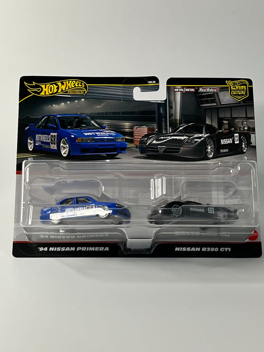 hotwheels '94 NISSAN PRIMERA & NISSAN R390 GT! Twin pack