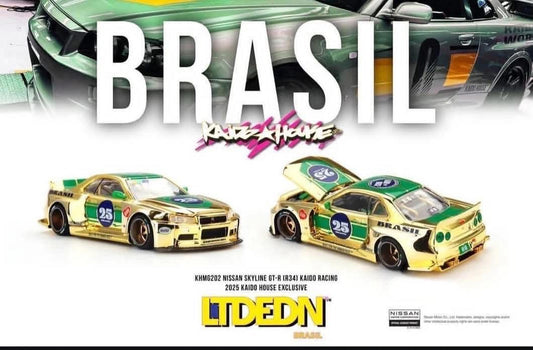 Kaido house Brazil 2025 Nissan skyline r34 exclusive release