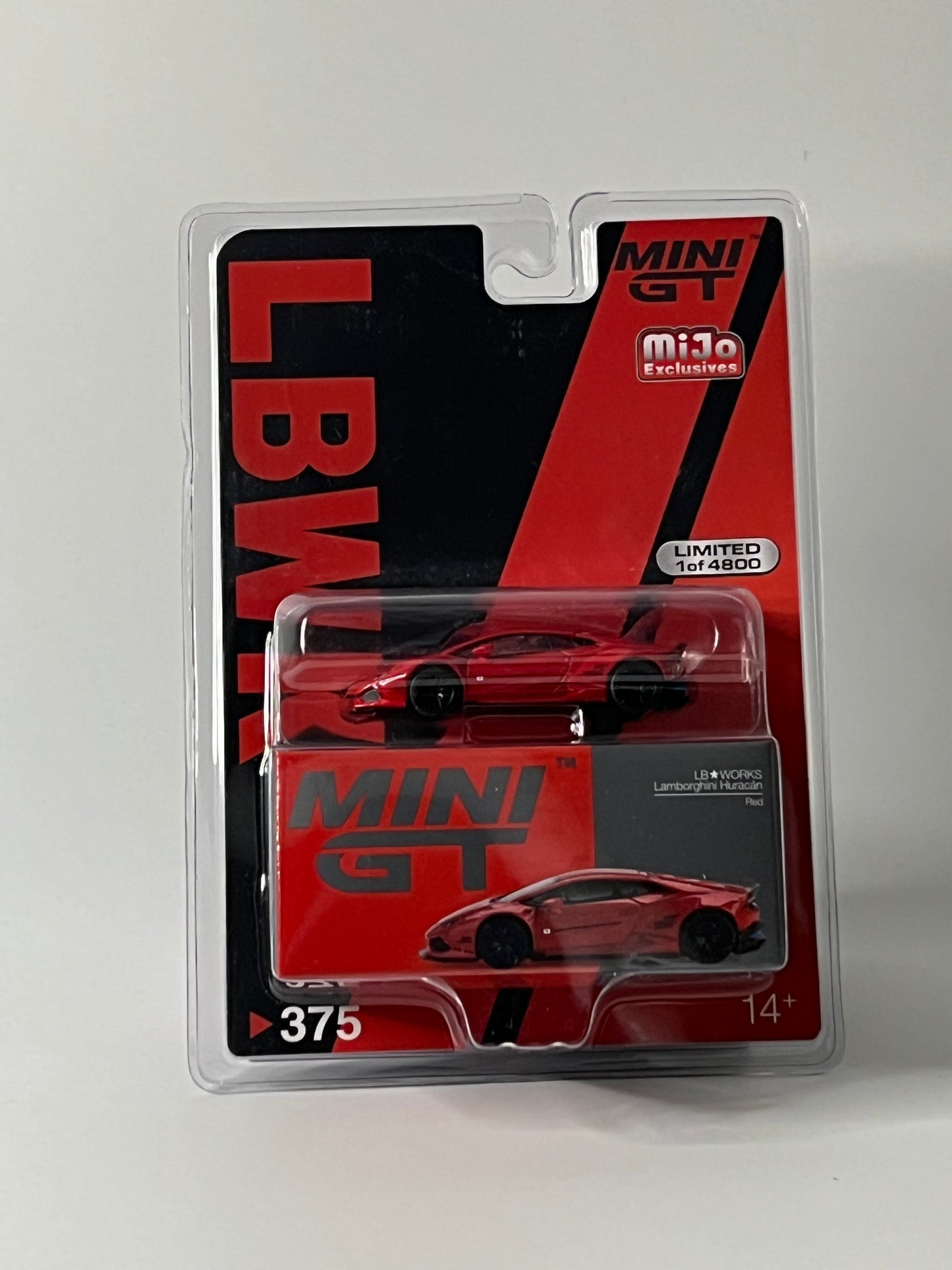 Mini gt LB*WORKS
Lamborghini Huracan red