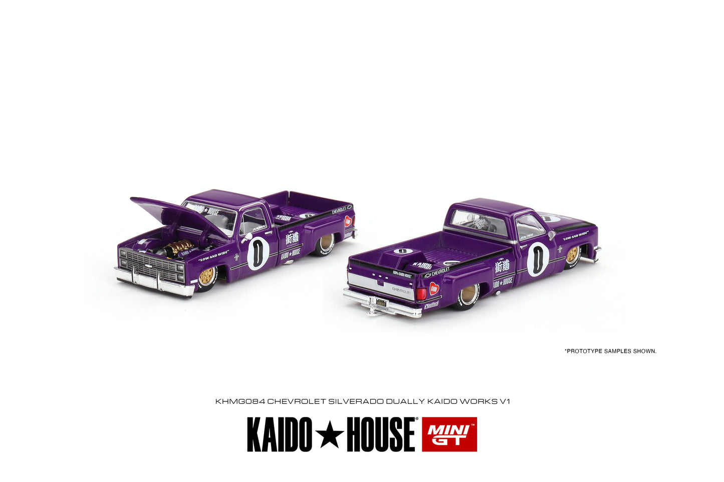 Kaido house x mini gt Chevrolet Silverado Dually KAIDO V1 KHMG084