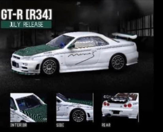 Inno 64 Nissan skyline r34 June release 2023 new “carbon green mines edition “