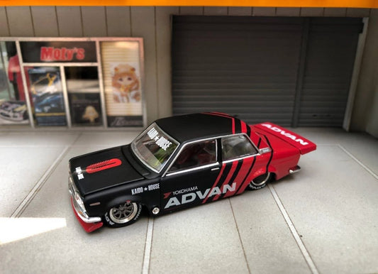 Kaido house BLKLTD Nissan Datsun 510 saloon Peterson BLK1