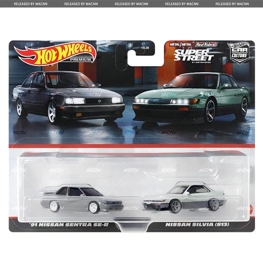 PRE ORDER Hot Wheels 2023 Car Culture 2-Pack - Mix 4 / K Silvia pack