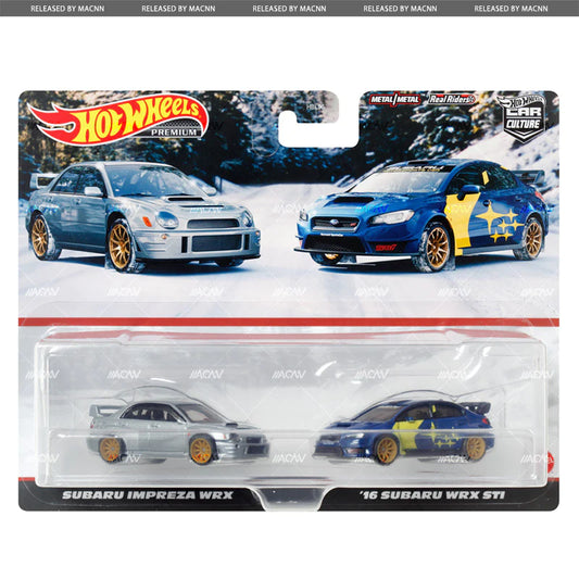 Hot Wheels 2023 Car Culture 2-Pack - Mix 4 / K Subaru set