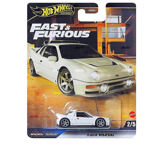 hotwheels mix fast and furious Ford RS2000