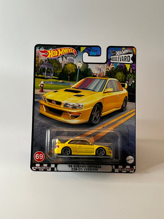 Hot Wheels Boulevard #69 '98 Subaru Impreza 22B-STI Version