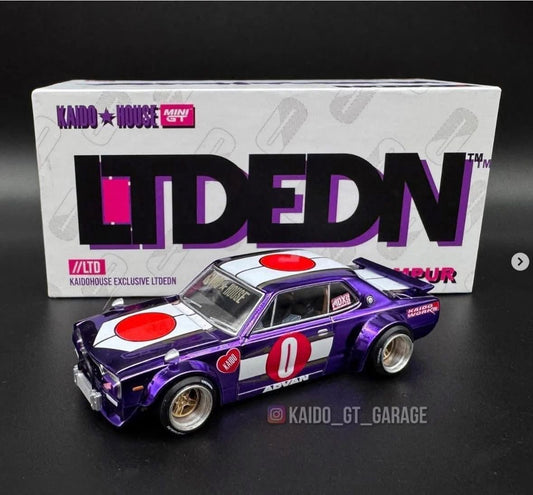 Kaido house Nissan skyline 2000GT LTD EDN chrome purple