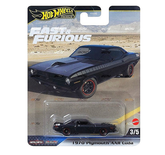 hotwheels fast and furious mix 1970 playmouth AAR cuda