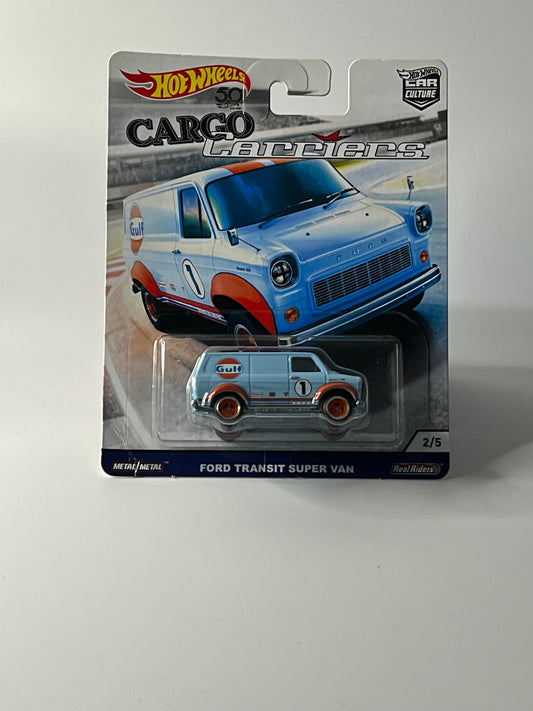Hot Wheels 2018 Cargo Carriers Ford Transit Super Van