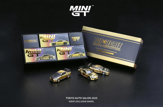 Mini gt 1.64 scale TOP SECRET Tokyo auto salon edition limited set of 3