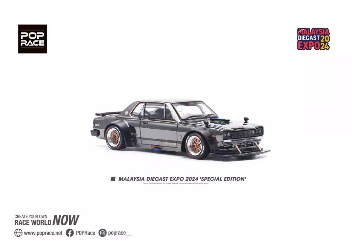 Pop Race MDX 2024 Malaysia Expo exclusive Skyline GT-R V8 Drift Hakosuka B