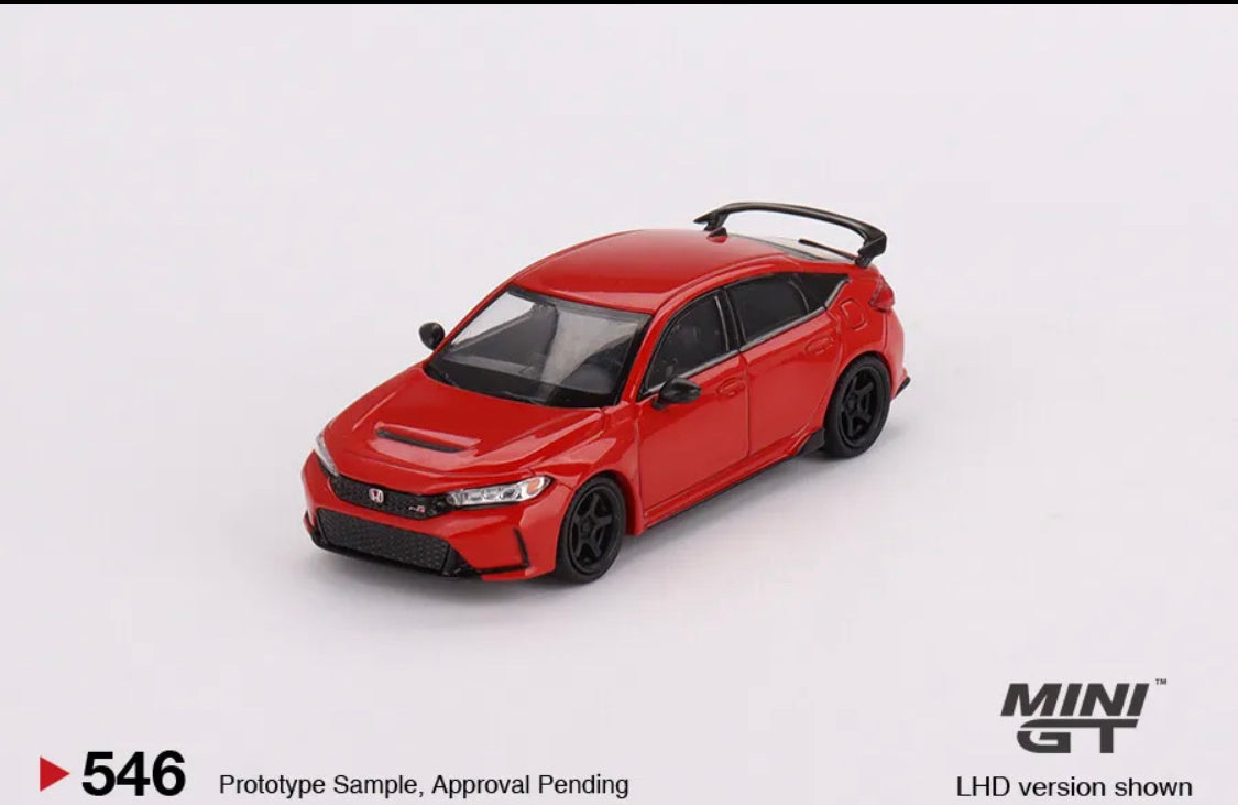 Mini GT #546 Honda Civic Type R Rallye Red 2023