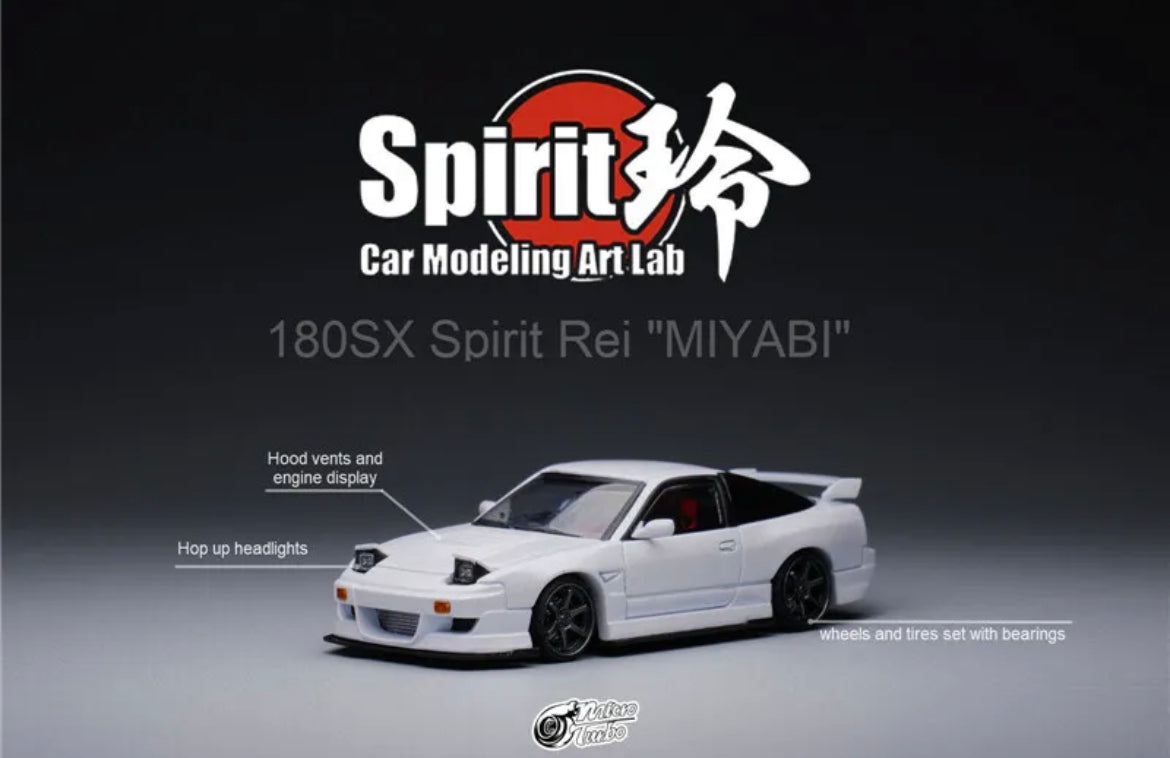 Micro Turbo  180SX Spirit Metallic White