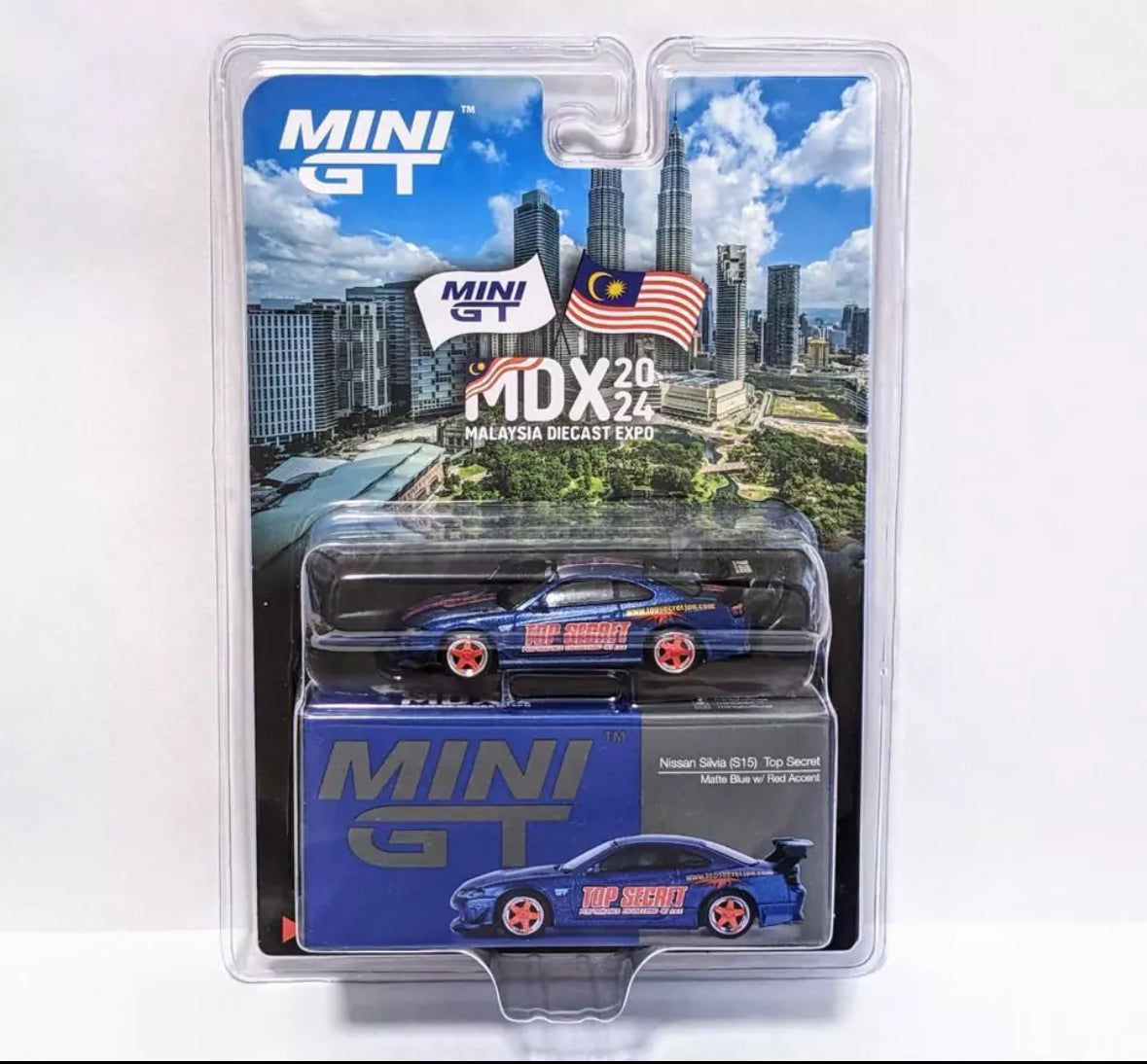 Mini GT  Malaysia Diecast Expo 2024 MDX2024 # Nissan Silvia S15 Top Secret