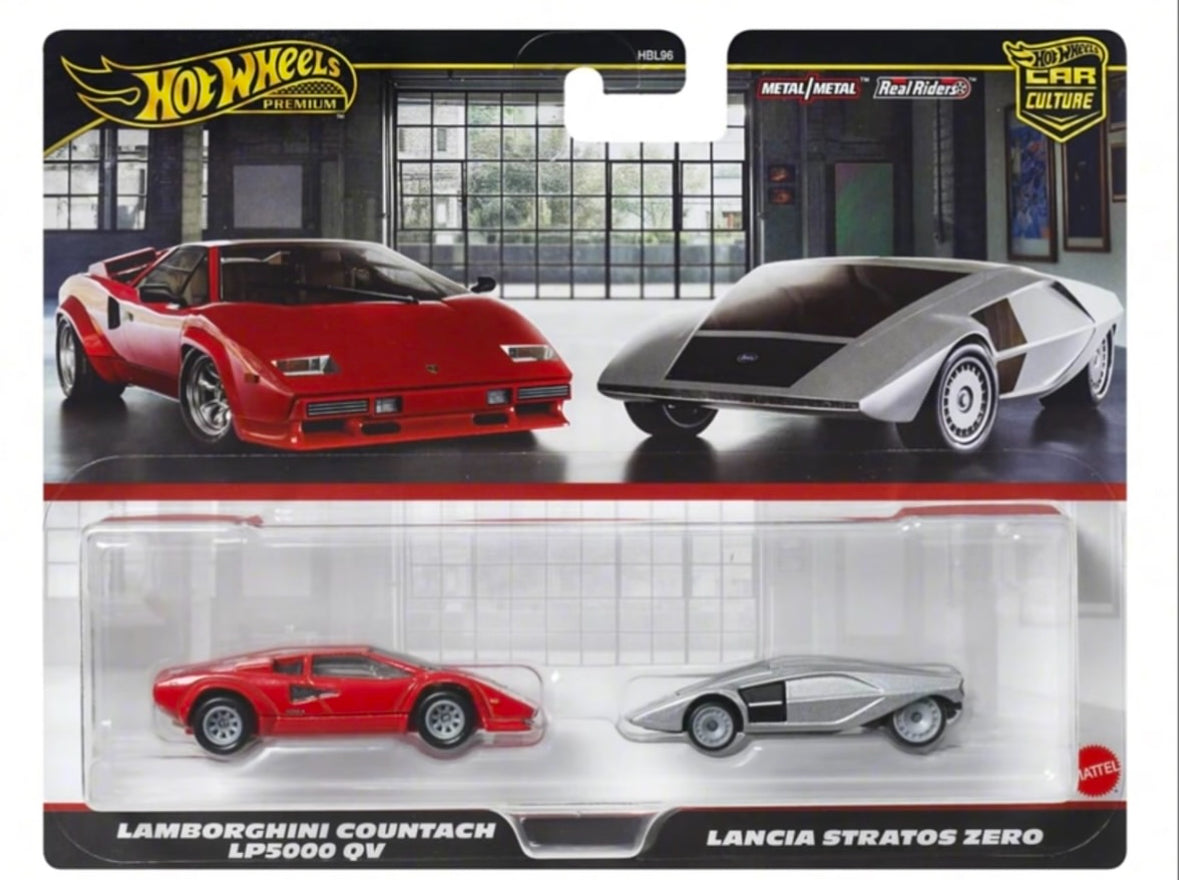 PRE ORDER hotwheels car culture Lamborghini countach / Stratos