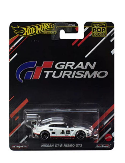 hot wheels premium pop culture Gran Turismo Nissan GT R Nismo GT3