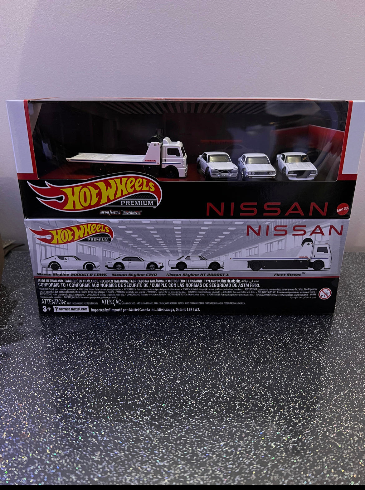 Hotwheels 2023 Nissan GTR box set