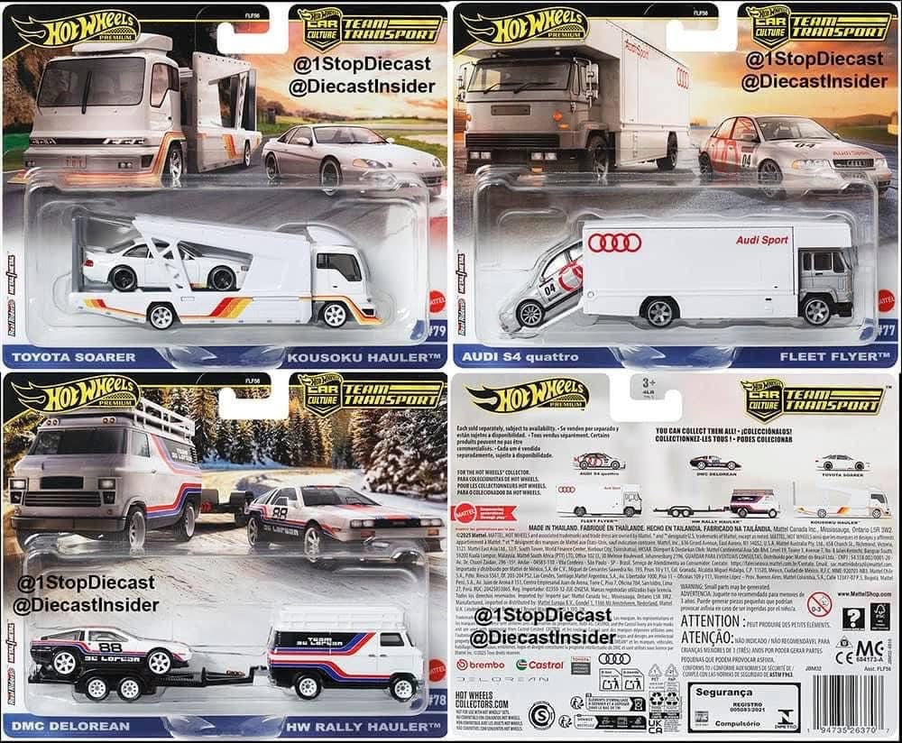 PRE ORDER hotwheels team transport F case