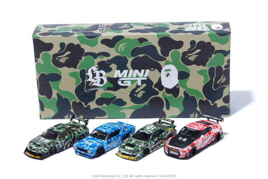 MINI GT X BAPE 1.64 scale set of 4 ultra rare