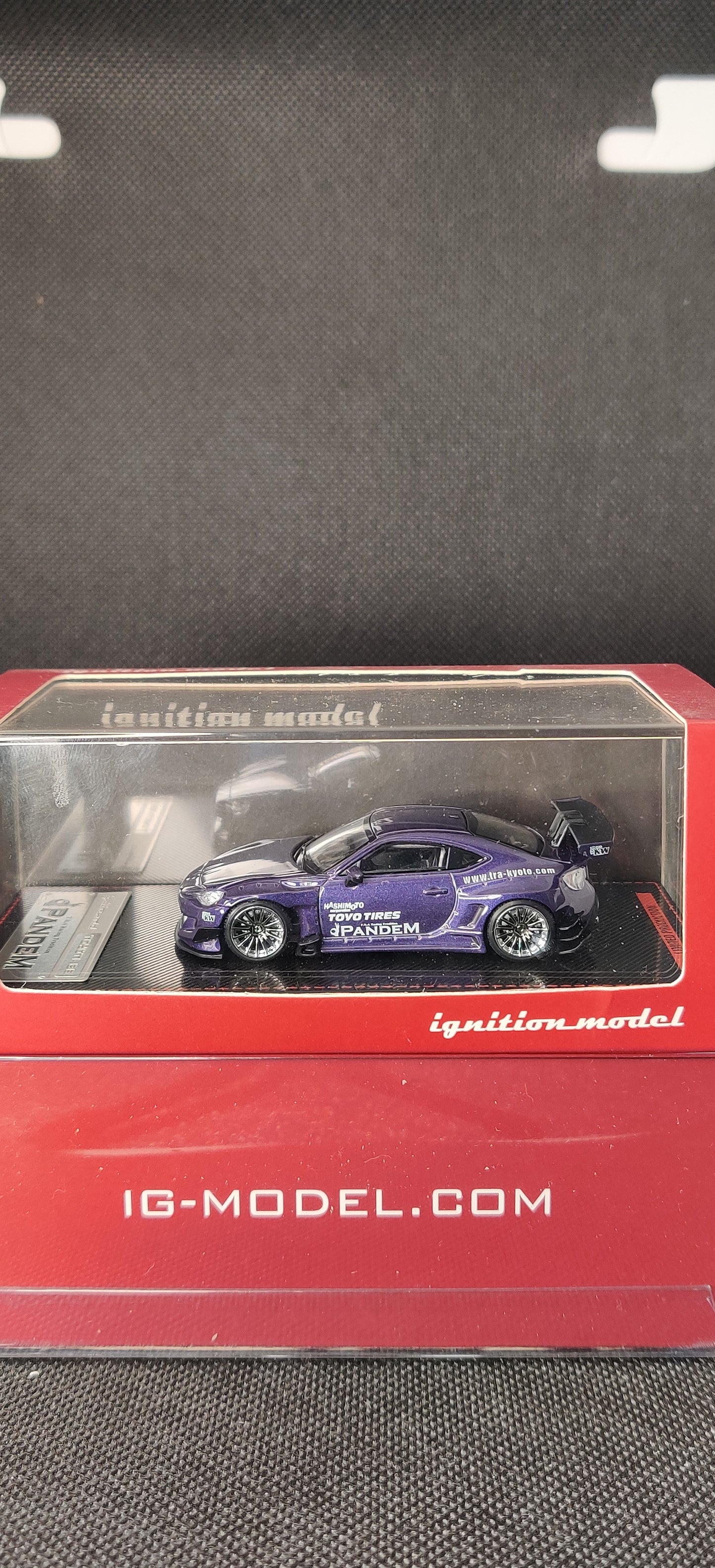 Ignition model PANDEM TOYOTA 86 V3 Purple Metallic