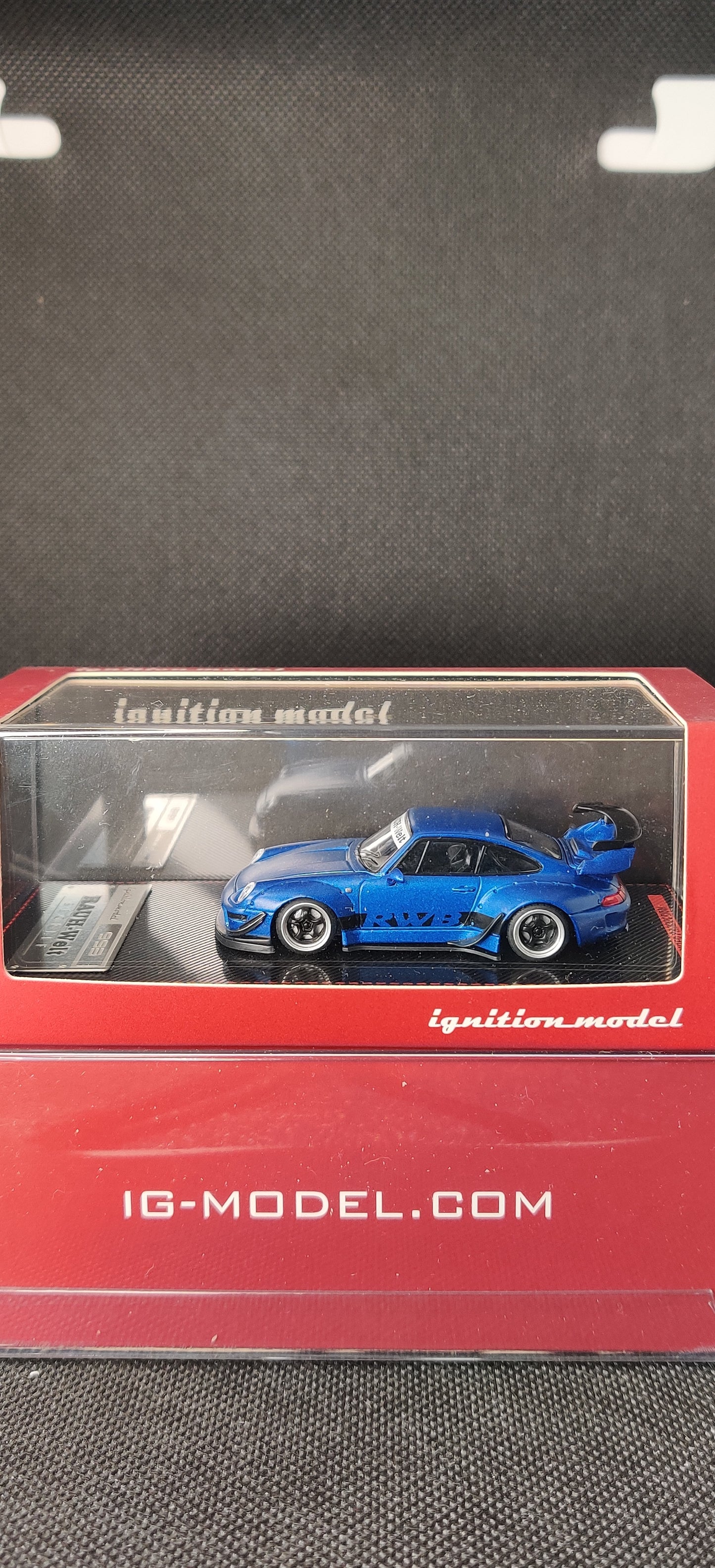 ignition model  RWB 993 Matte Blue Metallic