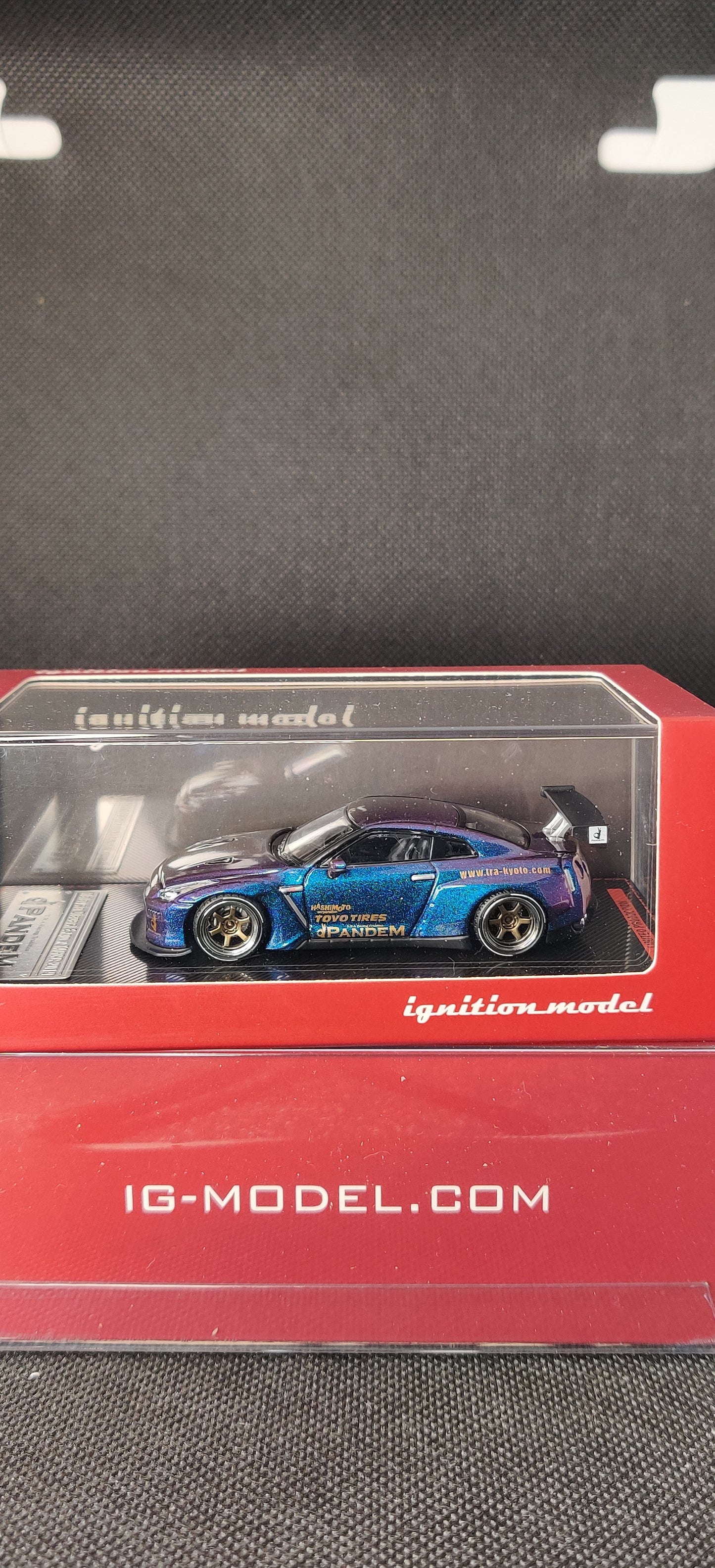 Ignition Model Pandem Nissan GTR R35 Purple/Blue TAGCC Malaysia Exclusive