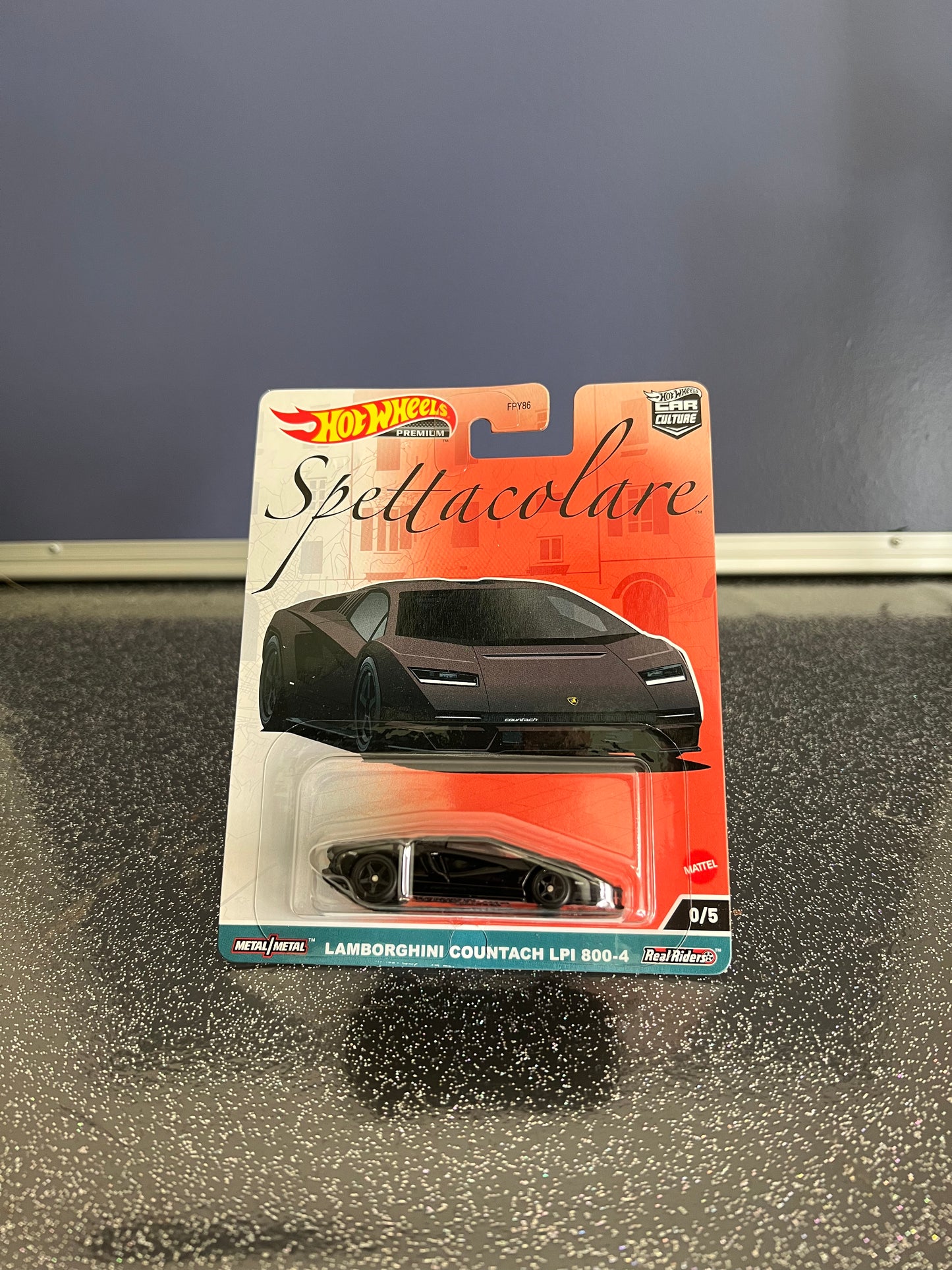 CHASE Hotwheels premium spettacular Lamborghini countach LPI