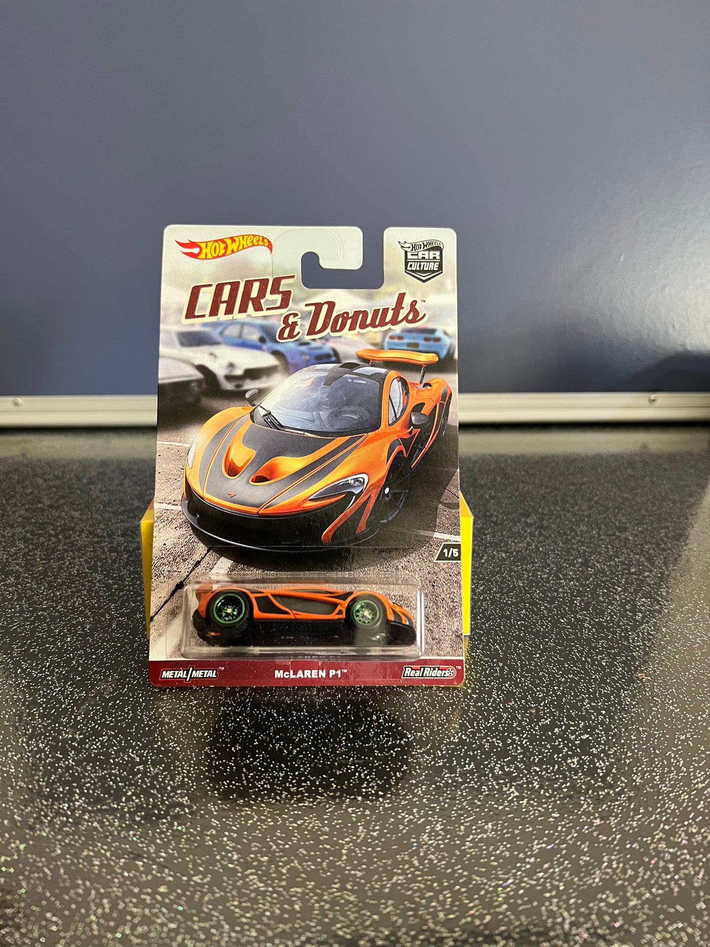 Hotwheels cars and doughnuts mclaren P1