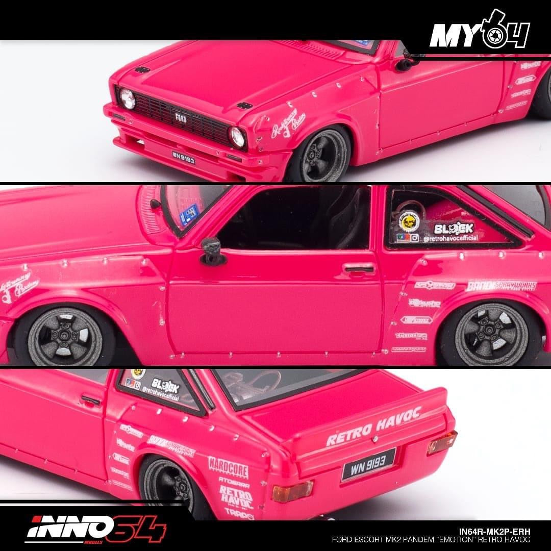 inno 64 my64 SPECIAL EDITION Ford escort MK2 pandem “emotion” retro havoc!