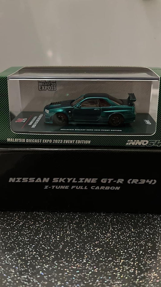 Inno 64 Nissan skyline r34 carbon green chase edition