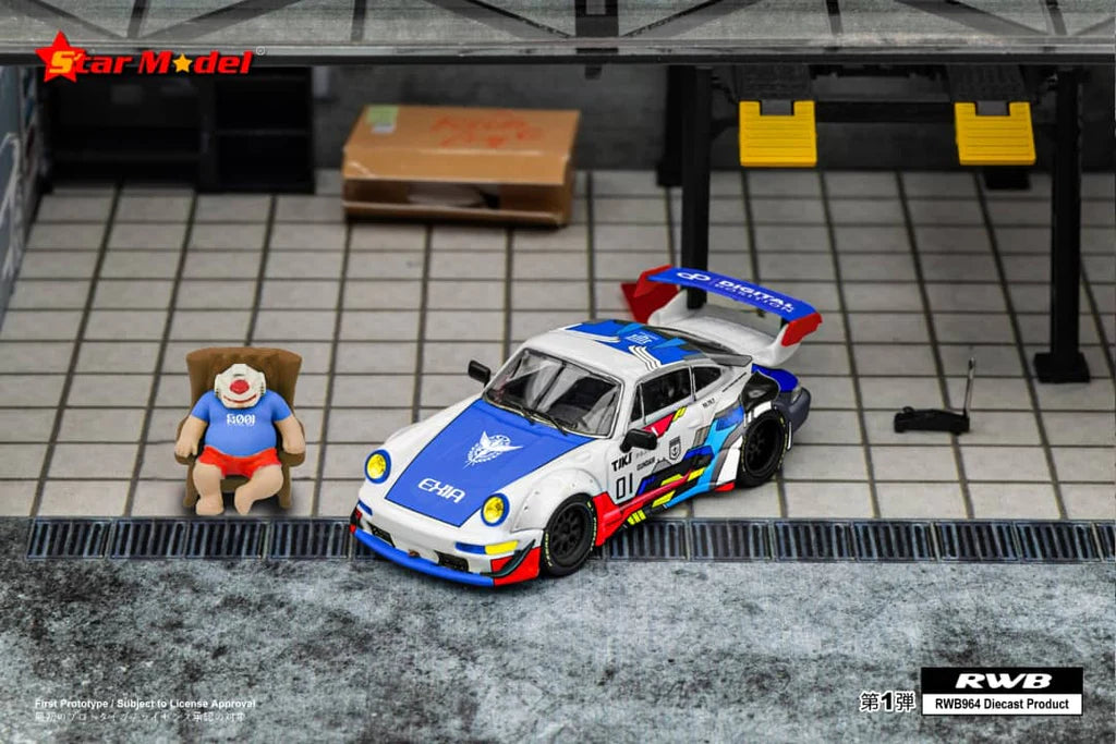 Star Model Porsche RWB 964 GT Wing Exia Robot #01