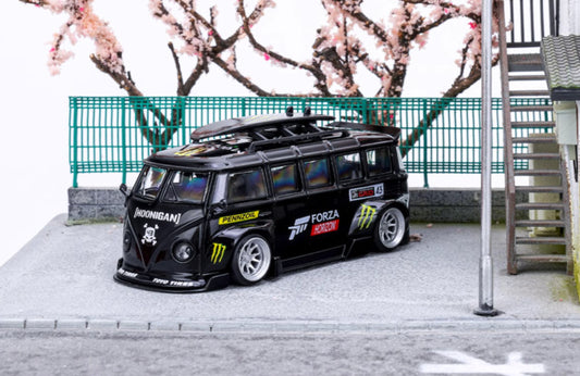 LF model Black Ken block hoonigan VW T1 Van Camper RWB Kombi Sports Model