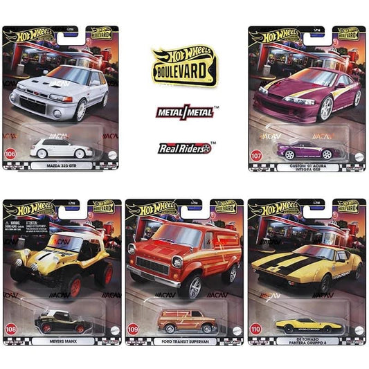 PRE ORDER Hot Wheels Boulevard 2024 - Mix 4 / Y Case