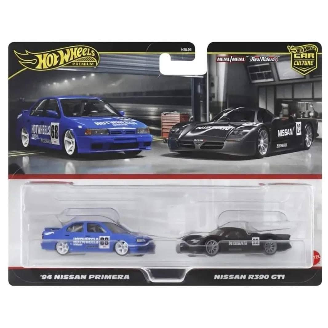 hotwheels '94 NISSAN PRIMERA & NISSAN R390 GT! Twin pack