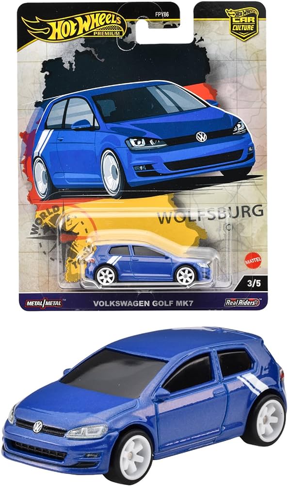 Hotwheels world tour valkswagon golf mk7