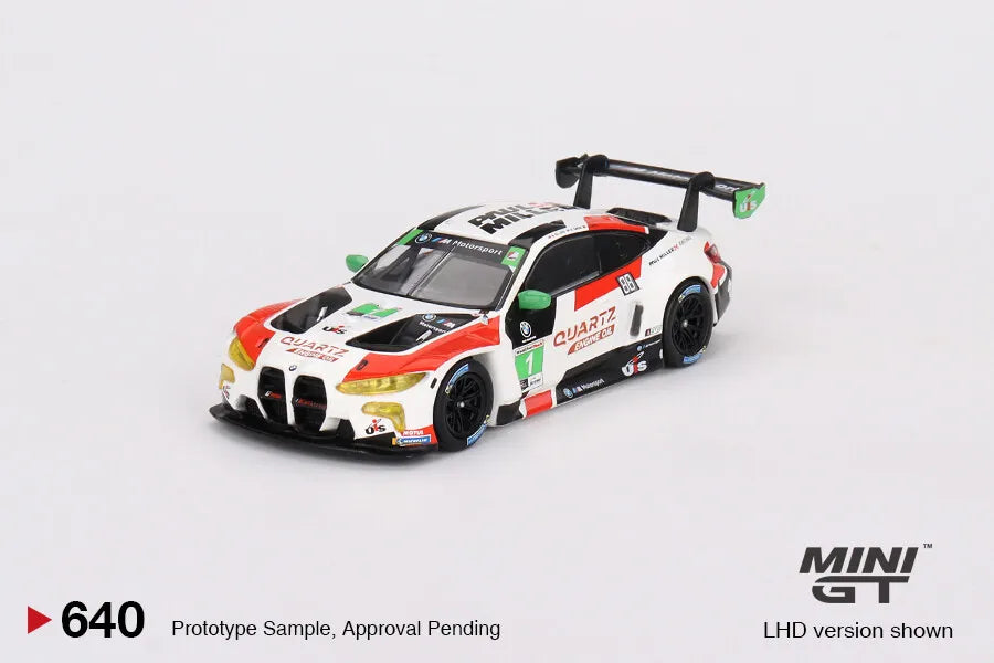 (In Stock) Mini GT #640 BMW M4 GT3 #1 Paul Miller Racing  IMSA 2023 Sebring 12